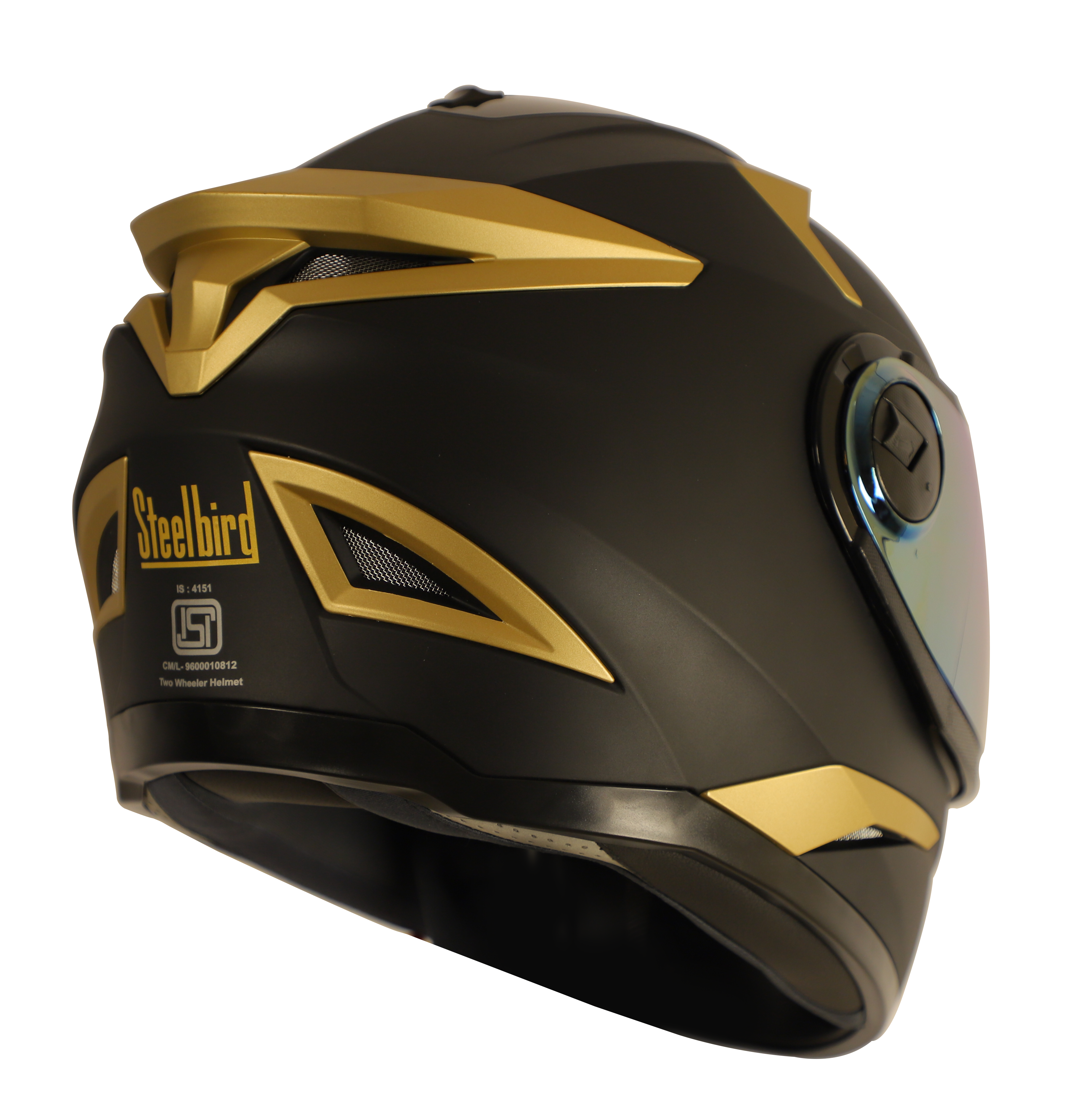 SBH-17 ROBOT GOLD EDITION ( FITTED WITH CLEAR VISOR EXTRA GOLD CHROME VISOR FREE)